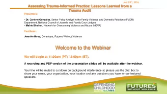 Welcome to the Webinar  We will begin at 11:00am (PT) / 2:00pm (ET).  A recording and PDF version