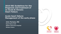2016 esc guidelines for the diagnosis and treatment of on
