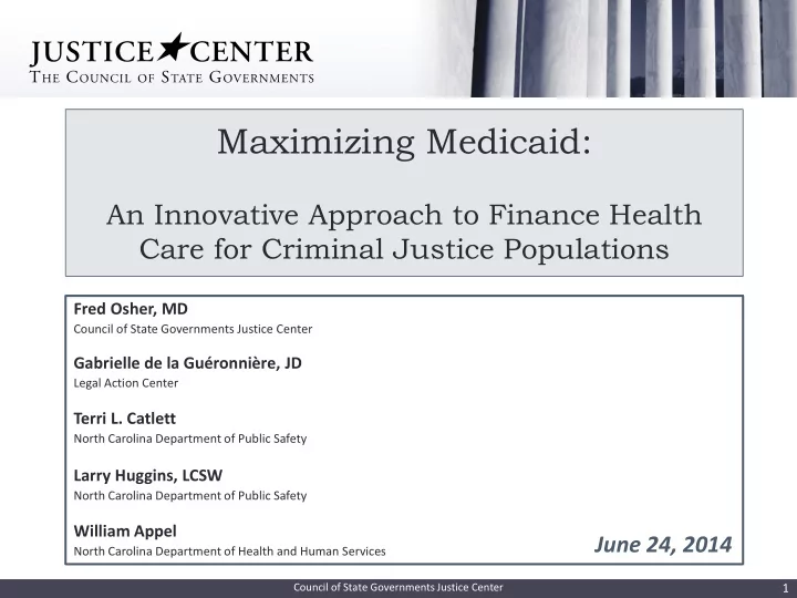 maximizing medicaid