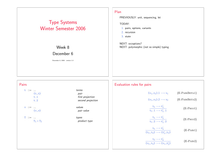 type systems