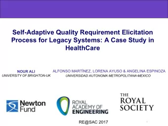 Self-Adaptive Quality Requirement Elicitation  Process for Legacy Systems: A Case Study in