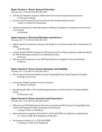 A Half Cycle Negative Sequence Differential Protection for Synchronous Generator   A. Doorwar,