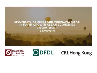 Conference Welcome  Atty. Jude B. Ocampo  Partner, Ocampo &amp; Suralvo Law Offices  BANGLADESH |