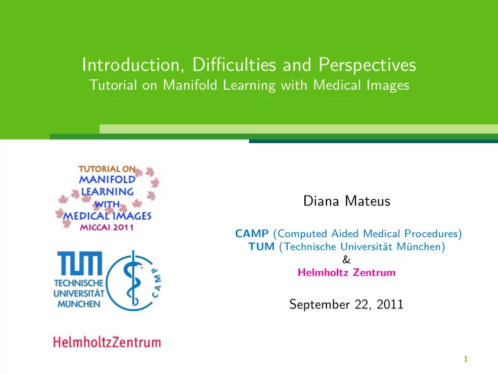 introduction difficulties and perspectives