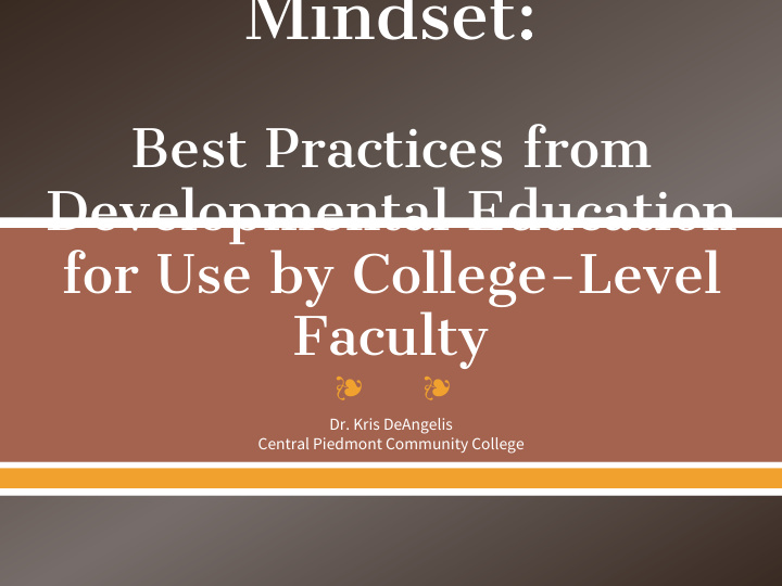 developing a developmental mindset
