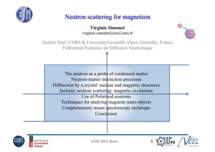 the neutron as a probe of condensed matter 2