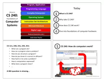 ?  A BIG question is missing  circuitboard image: CC-BY-NC-SA ifixit.com  CS 111, 230,