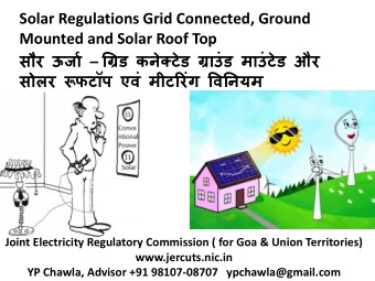 Mounted and Solar Roof Top