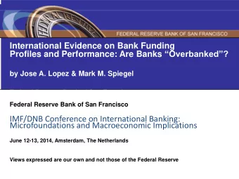 Microfoundations and Macroeconomic Implications  June 12-13, 2014, Amsterdam, The Netherlands