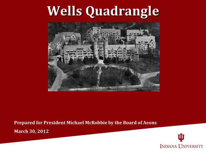 wells quadrangle