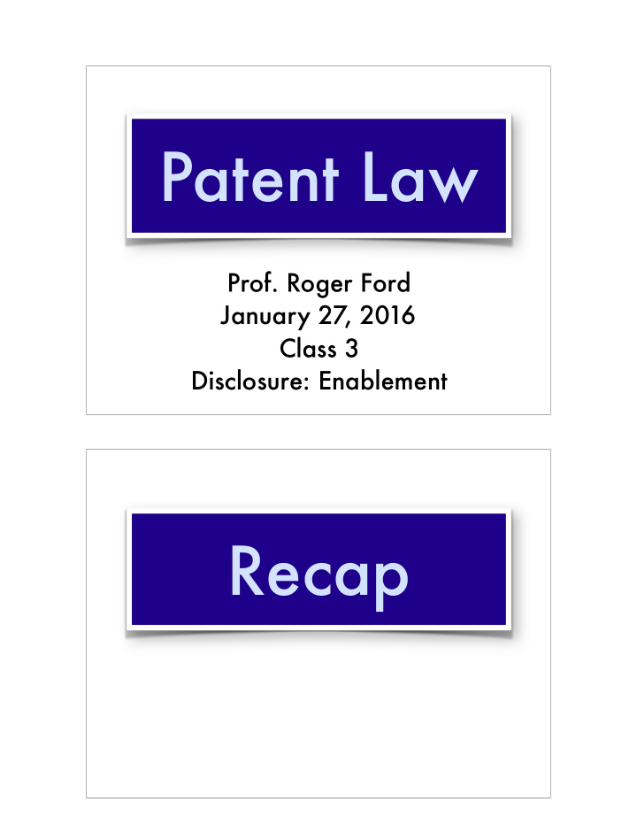 patent law