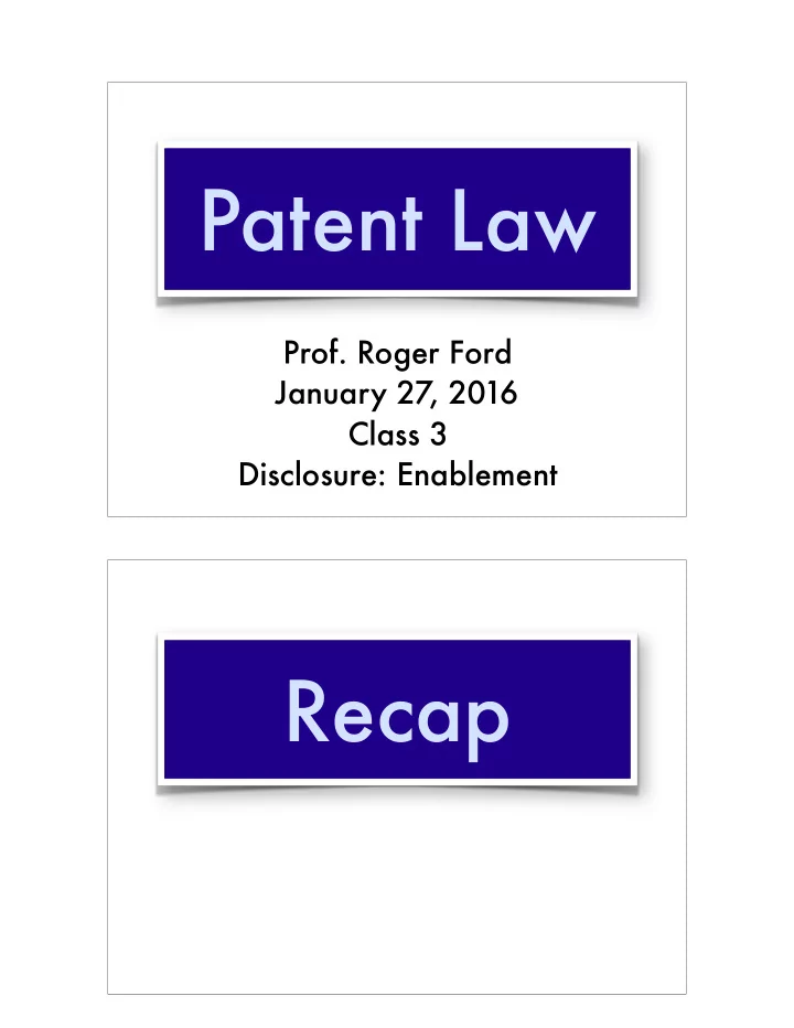 patent law