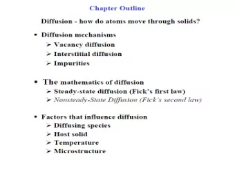Inhomogeneous materials can become homogeneous by diffusion.  For an active diffusion to occur, the