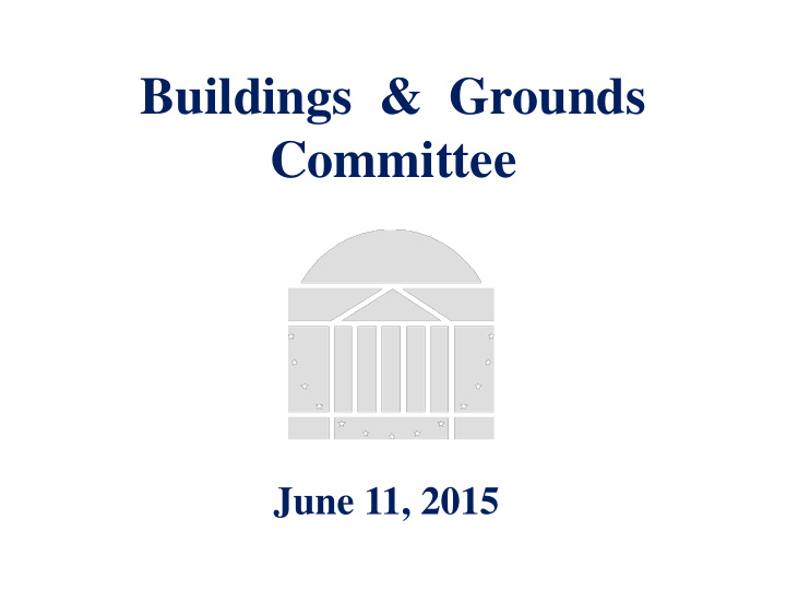 buildings grounds committee