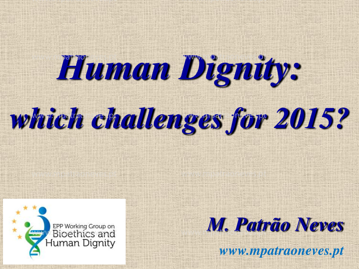 human dignity