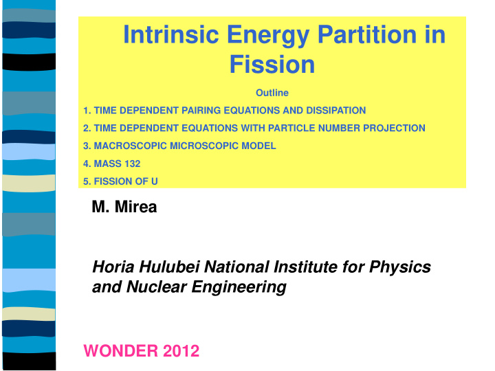 intrinsic energy partition in