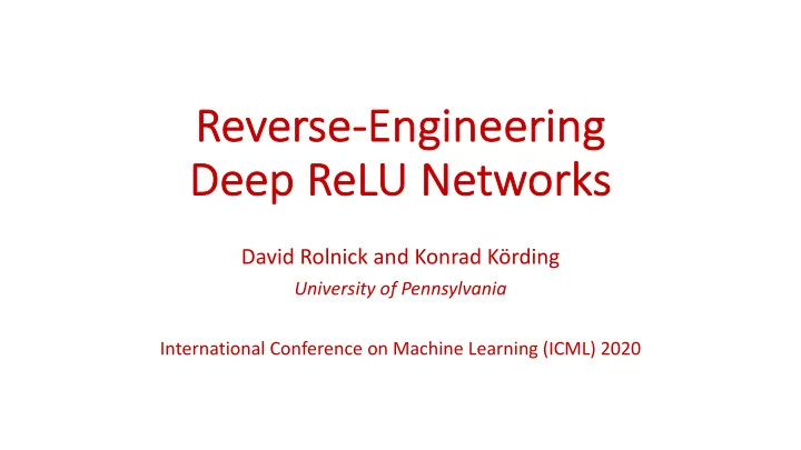 re reverse eng engine neeri ring ng de deep re relu ne