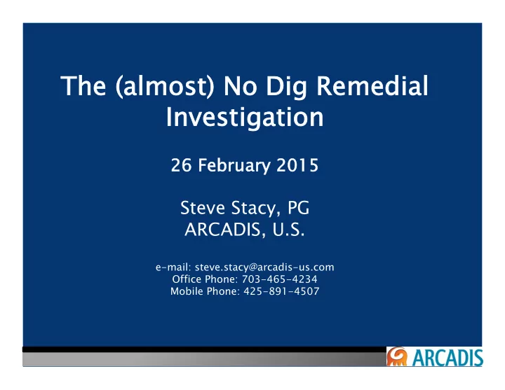 the almost t no di dig remedial investi tigati