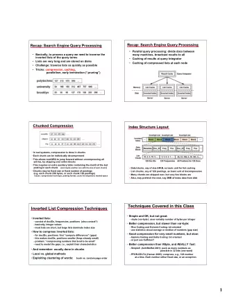 1  Recap: Taking Differences  Distribution of Integer Values  0.1  idea: use efficient coding