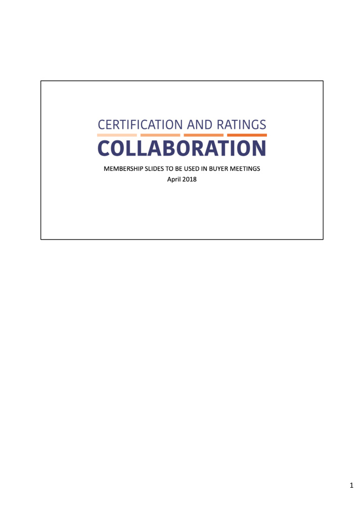 1 collaboration overview established in 2015 the