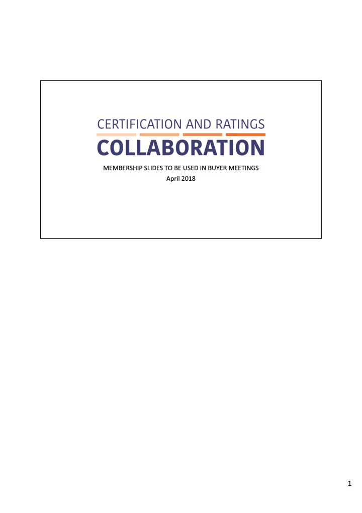 1 collaboration overview established in 2015 the