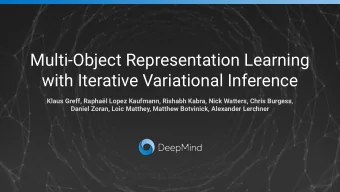 Multi-Object Representation Learning  with Iterative Variational Inference  Klaus Greff, Raphal