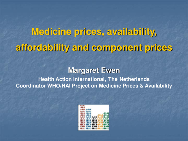wider problems of medicine prices