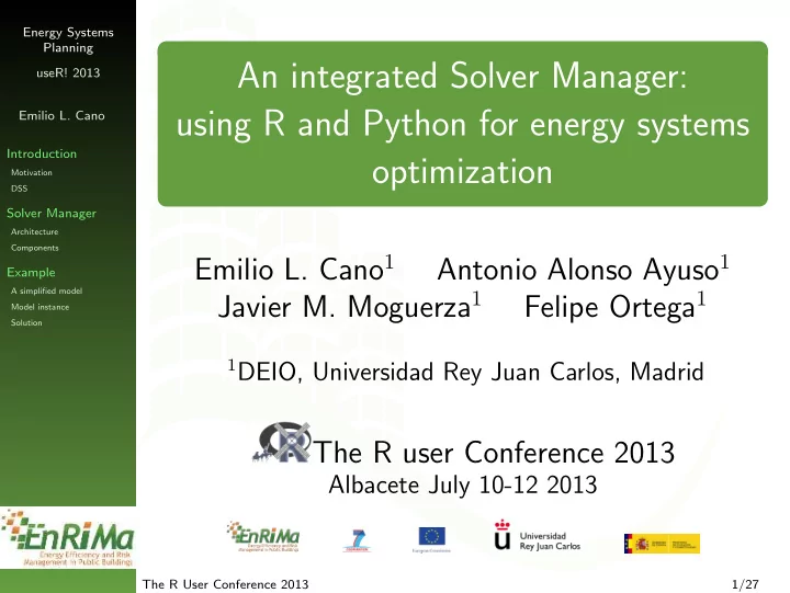 an integrated solver manager