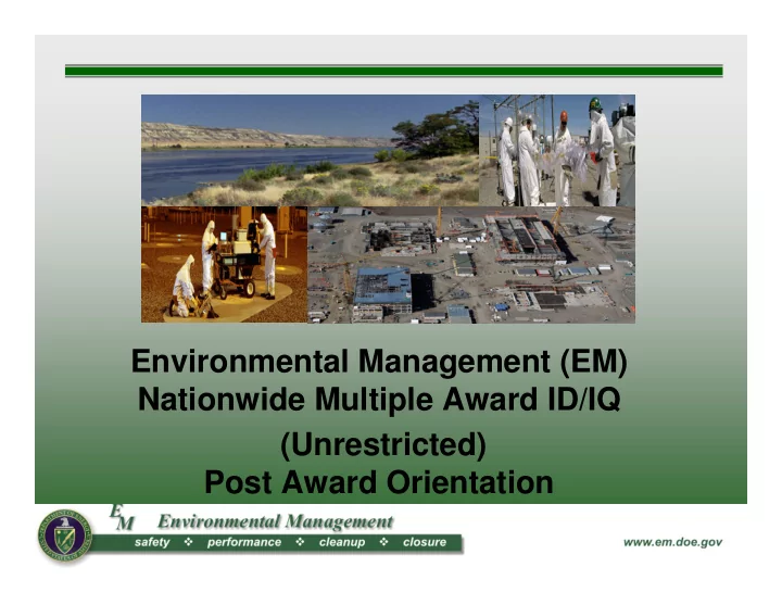 environmental management em nationwide multiple award id