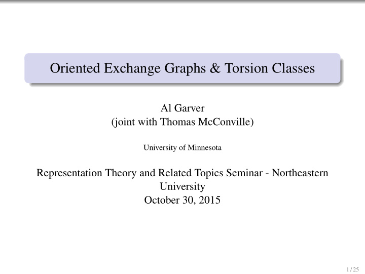 oriented exchange graphs torsion classes