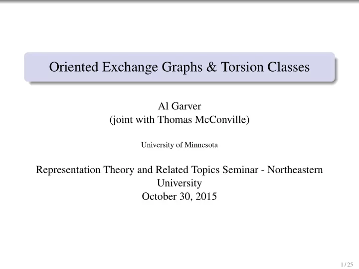 oriented exchange graphs torsion classes