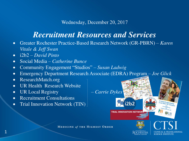 recruitment resources and services