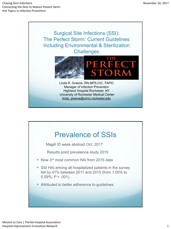 prevalence of ssis