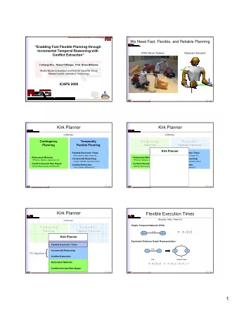 {  Incremental Reasoning  A  B  A  B  ITC Algorithm  Conflict Extraction  -l  STN  Distance