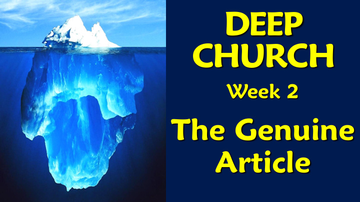 deep church