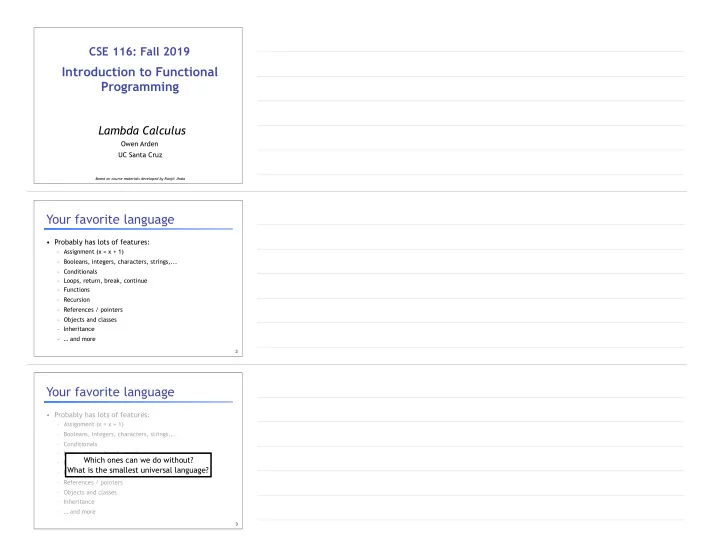 cse 116 fall 2019