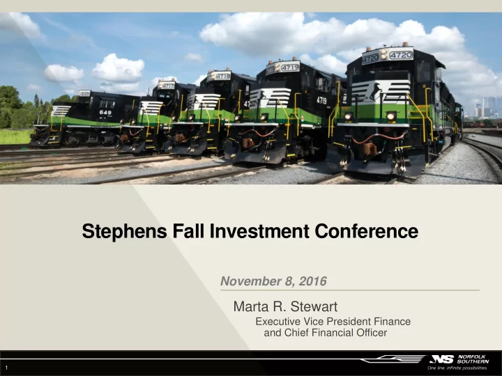 stephens fall investment conference