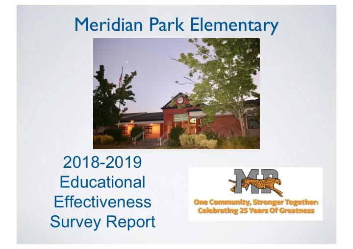 meridian park elementary