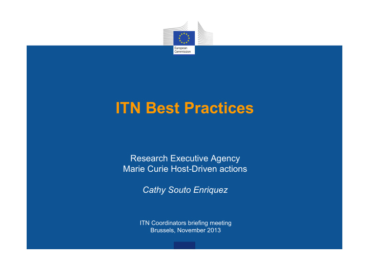 itn best practices