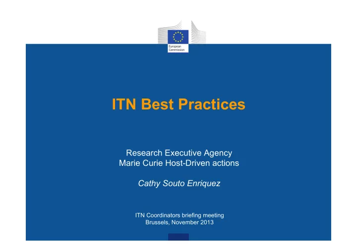 itn best practices