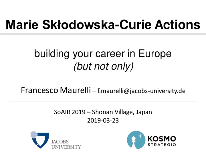 marie sk odowska curie actions