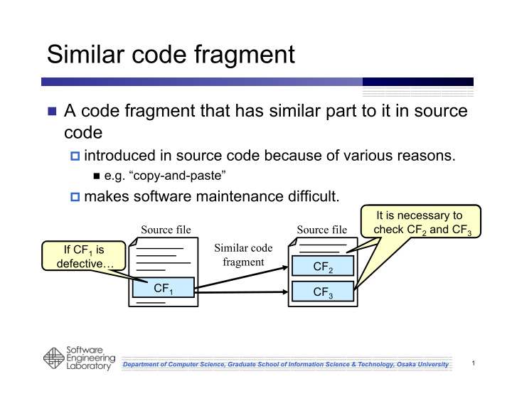 similar code fragment
