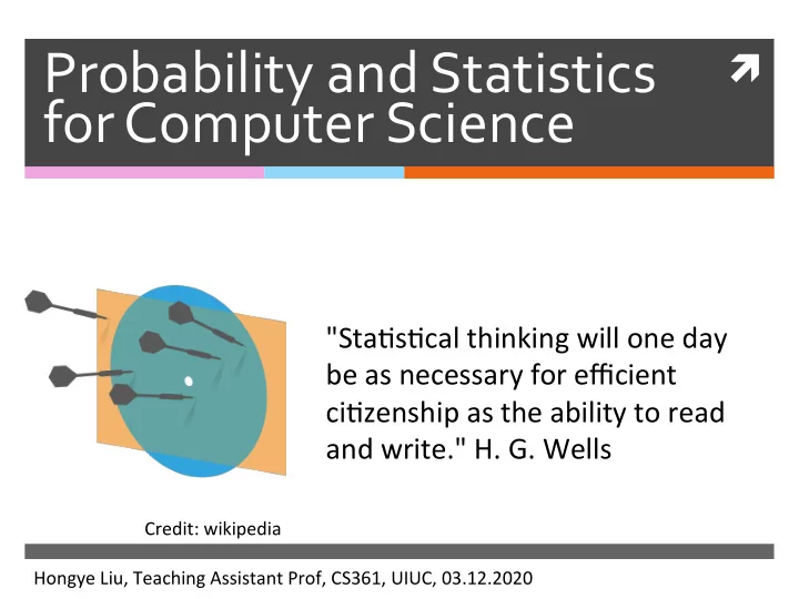 probability and statistics