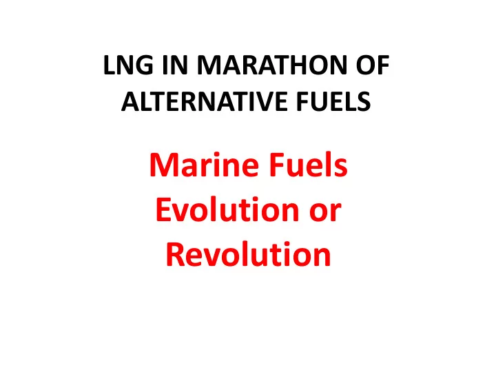 evolution or revolution