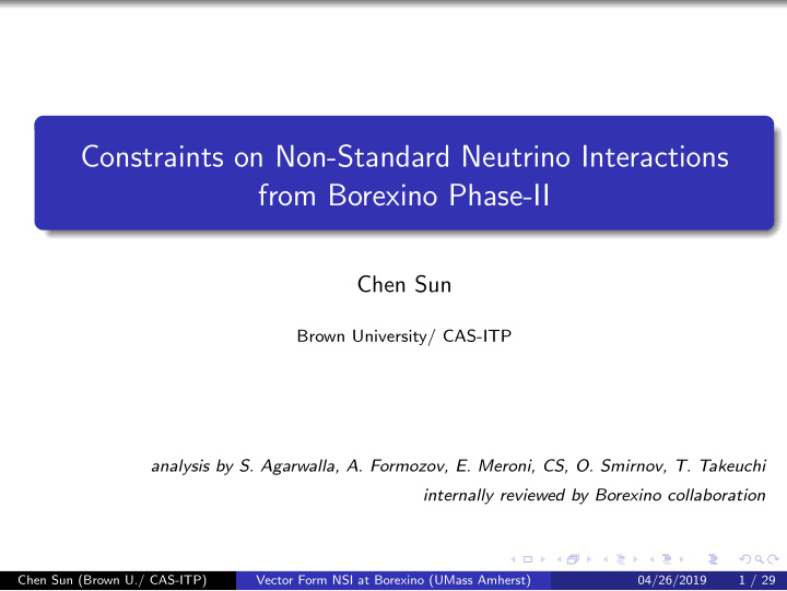 constraints on non standard neutrino interactions from