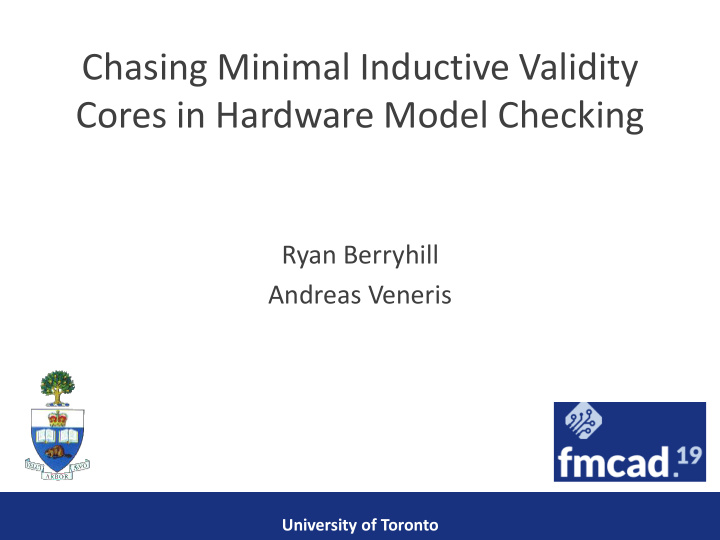 chasing minimal inductive validity cores in hardware