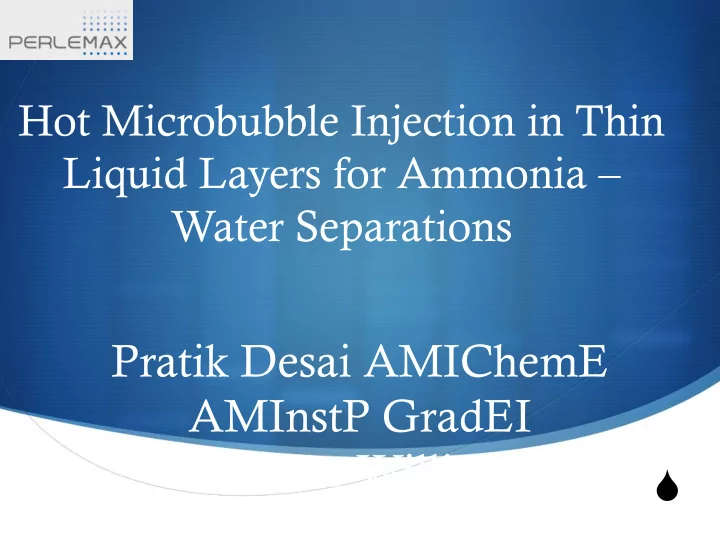 pratik desai amicheme aminstp gradei professor william b
