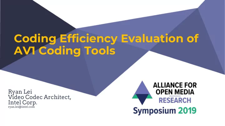 av1 coding tools