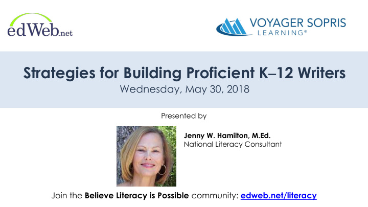 strategies for building proficient k 12 writers