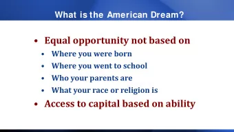 Equal opportunity not based on    Where you were born    Where you went to school